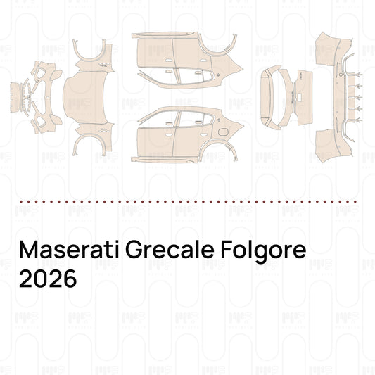 PPF prédécoupé Maserati Grecale Folgore 2026