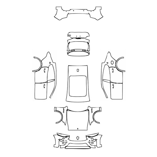 Pre-Cut PPF Maserati Levante Trofeo 2021 - PPF-Kits