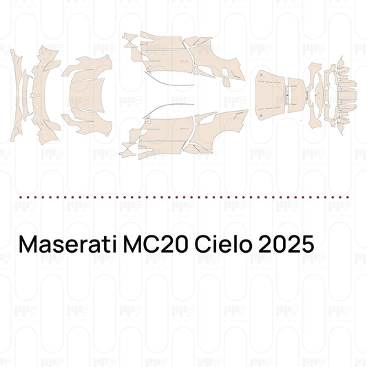 PPF prédécoupé Maserati MC20 Cielo 2025
