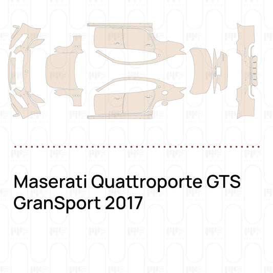 PPF prédécoupé Maserati Quattroporte GTS GranSport 2017