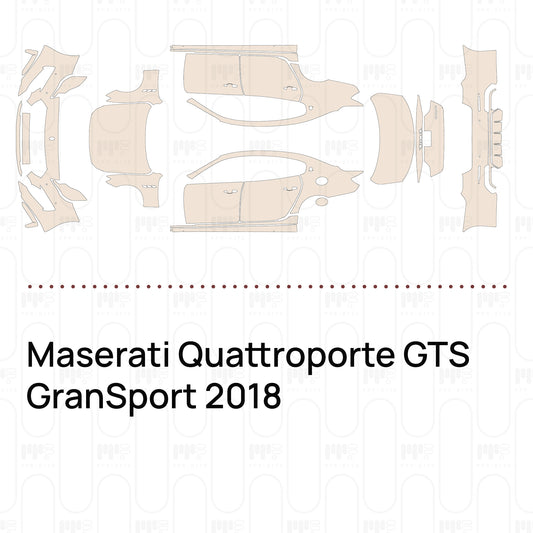 PPF prédécoupé Maserati Quattroporte GTS GranSport 2018
