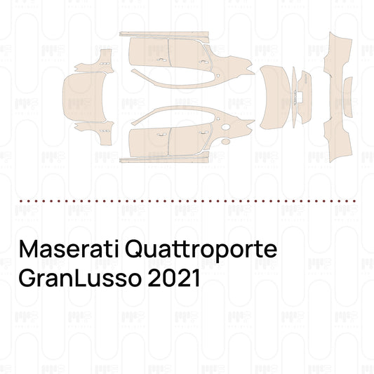 PPF prédécoupé Maserati Quattroporte GranLusso 2021