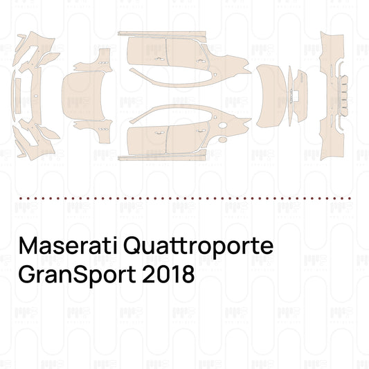 PPF prédécoupé Maserati Quattroporte GranSport 2018