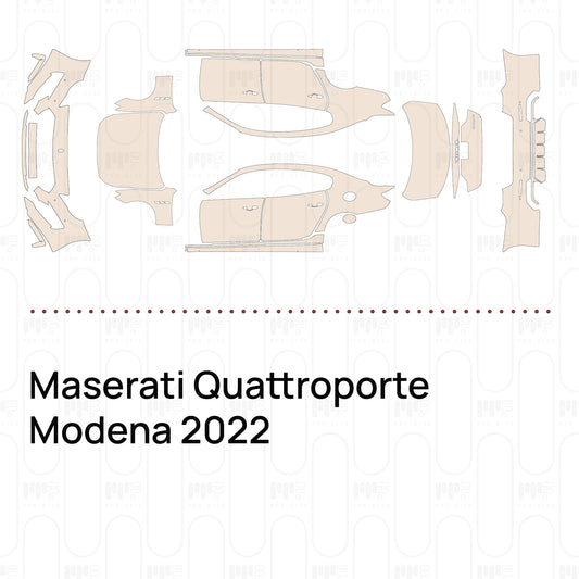 PPF prédécoupé Maserati Quattroporte Modena 2022