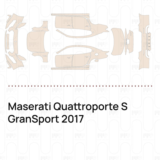 PPF prédécoupé Maserati Quattroporte S GranSport 2017