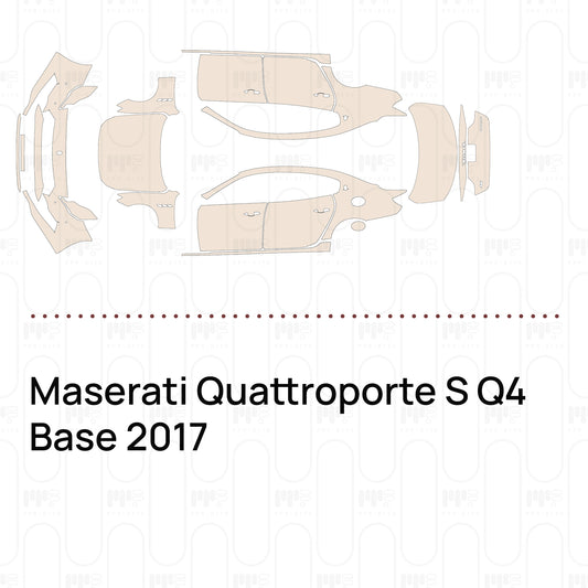 PPF prédécoupé Maserati Quattroporte S Q4 Base 2017
