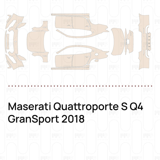 PPF prédécoupé Maserati Quattroporte S Q4 GranSport 2018