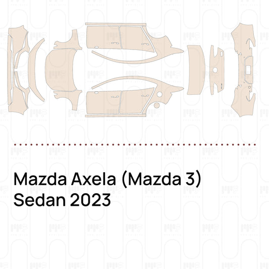 PPF prédécoupé Mazda Axela (Mazda 3) Sedan 2023