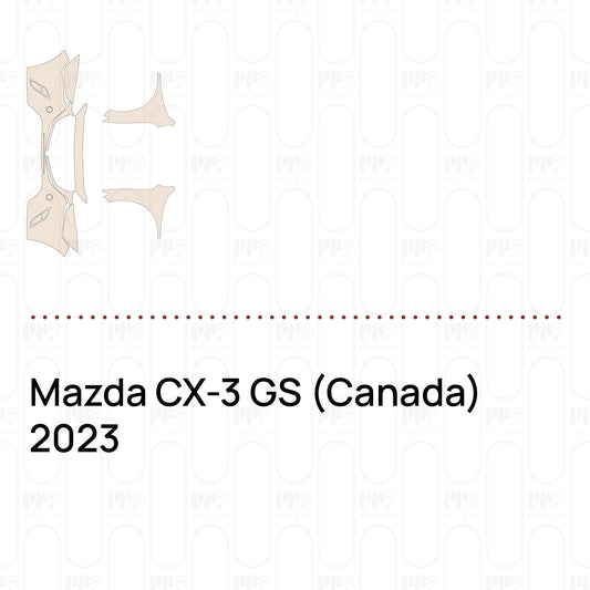 PPF prédécoupé Mazda CX-3 GS (Canada) 2023