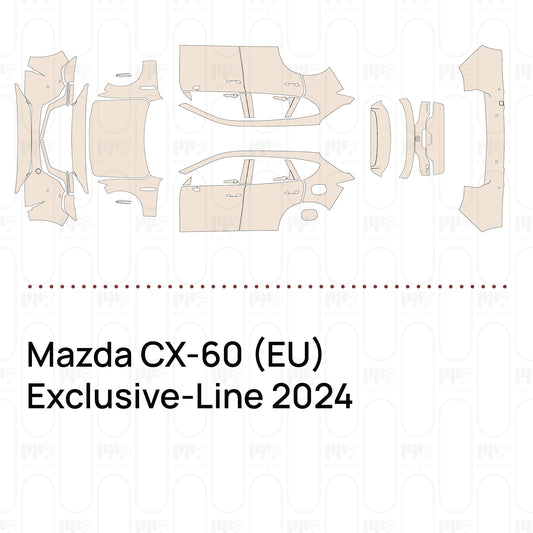 PPF prédécoupé Mazda CX-60 (EU) Exclusive-Line 2024