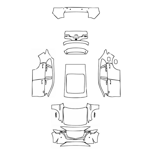PPF prédécoupé Mazda CX-60 (EU) Exclusive-Line 2025