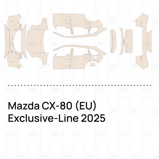 PPF prédécoupé Mazda CX-80 (EU) Exclusive-Line 2025