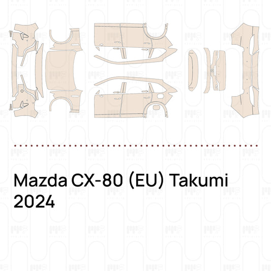 PPF prédécoupé Mazda CX-80 (EU) Takumi 2024