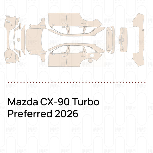 PPF prédécoupé Mazda CX-90 Turbo Preferred 2026