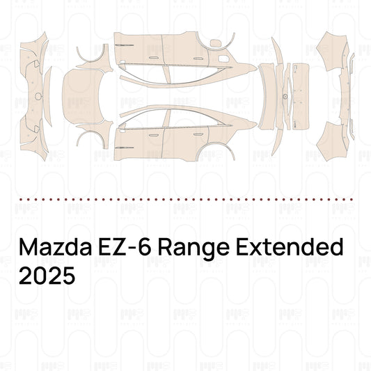 PPF prédécoupé Mazda EZ-6 Range Extended 2025