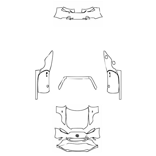 Pre-Cut PPF Mazda MX-5 Miata Club 2023 - PPF-Kits