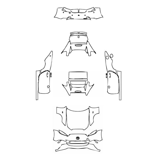 Pre-Cut PPF Mazda MX-5 Miata RF Grand Touring 2025 - PPF-Kits