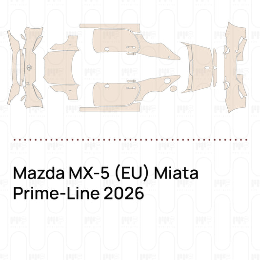 PPF prédécoupé Mazda MX-5 (EU) Miata Prime-Line 2026
