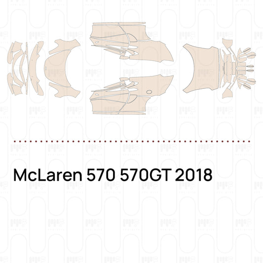 PPF prédécoupé McLaren 570 570GT 2018