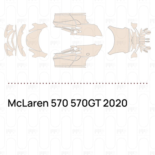 PPF prédécoupé McLaren 570 570GT 2020