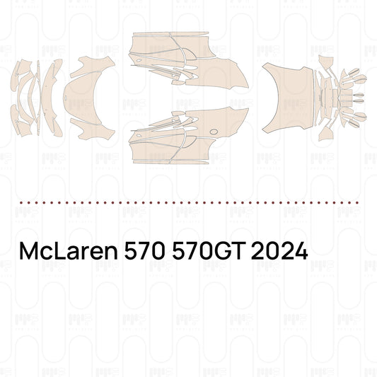 PPF prédécoupé McLaren 570 570GT 2024