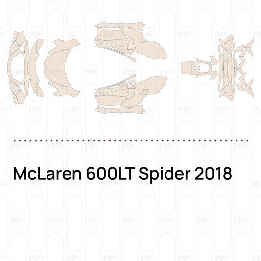 PPF prédécoupé McLaren 600LT Spider 2018