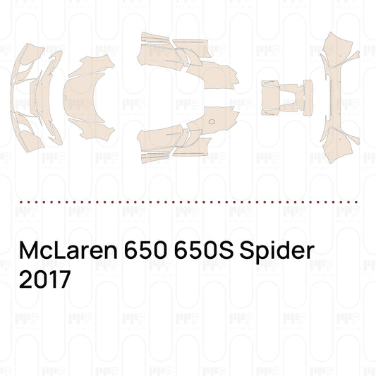 PPF prédécoupé McLaren 650 650S Spider 2017
