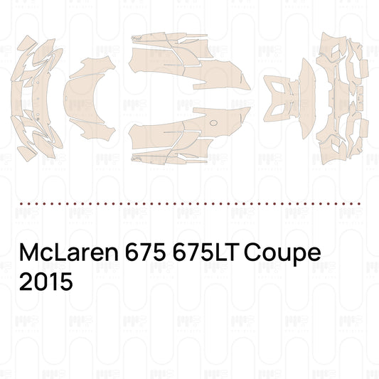 PPF prédécoupé McLaren 675 675LT Coupe 2015