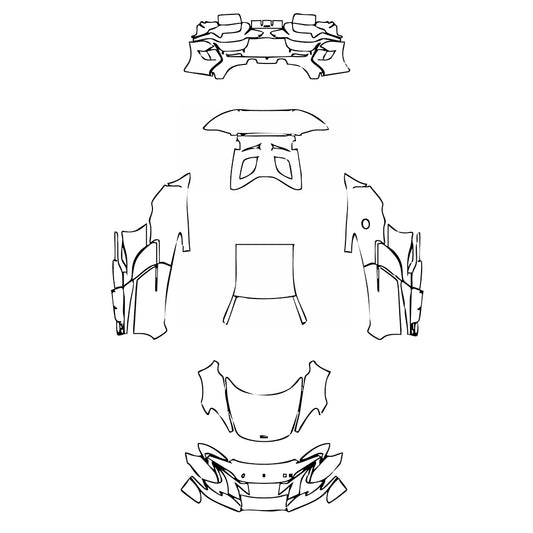 Pre-Cut PPF McLaren 675 675LT Coupe 2017 - PPF-Kits
