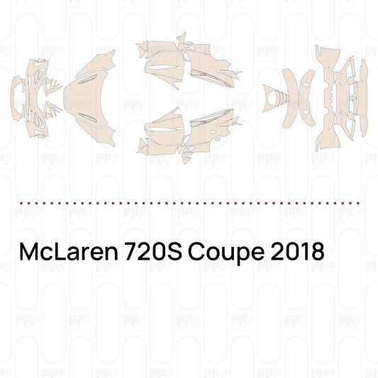 PPF prédécoupé McLaren 720S Coupe 2018
