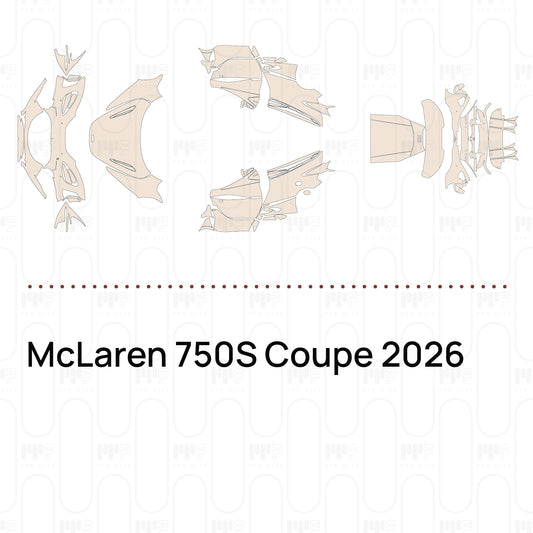 PPF prédécoupé McLaren 750S Coupe 2026