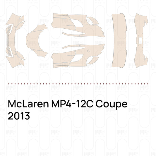 PPF prédécoupé McLaren MP4-12C Coupe 2013