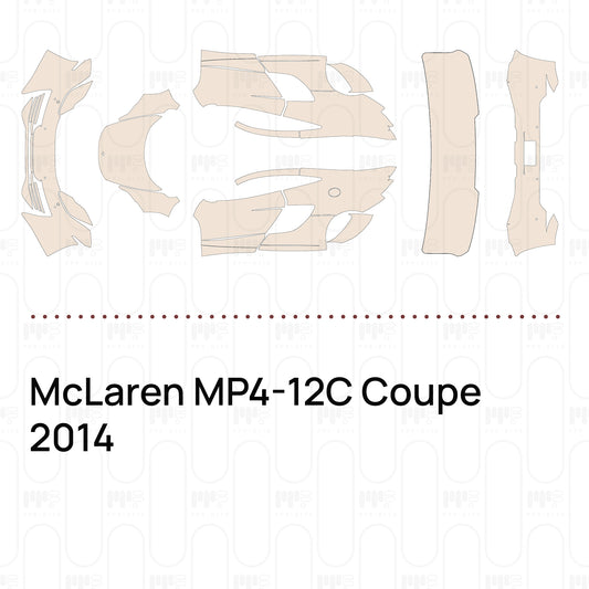 PPF prédécoupé McLaren MP4-12C Coupe 2014
