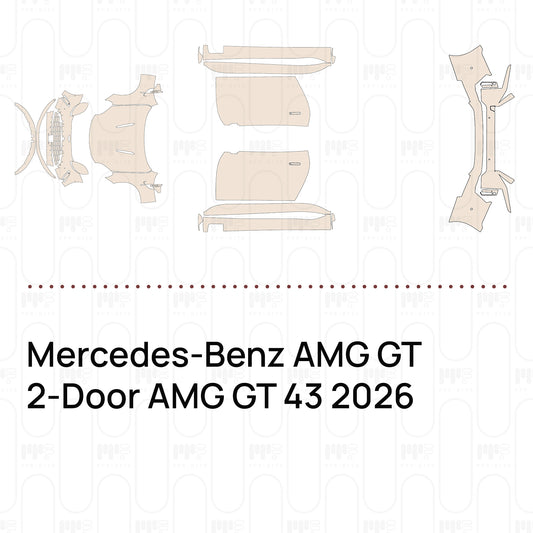 PPF prédécoupé Mercedes-Benz AMG GT 2-Door AMG GT 43 2026