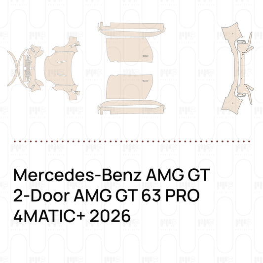 PPF prédécoupé Mercedes-Benz AMG GT 2-Door AMG GT 63 PRO 4MATIC+ 2026