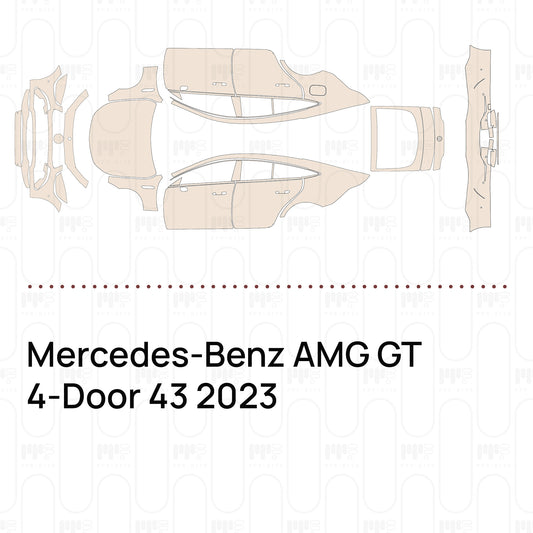 PPF prédécoupé Mercedes-Benz AMG GT 4-Door 43 2023