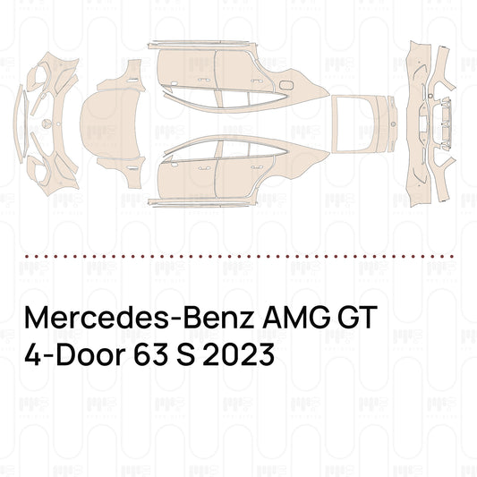 PPF prédécoupé Mercedes-Benz AMG GT 4-Door 63 S 2023