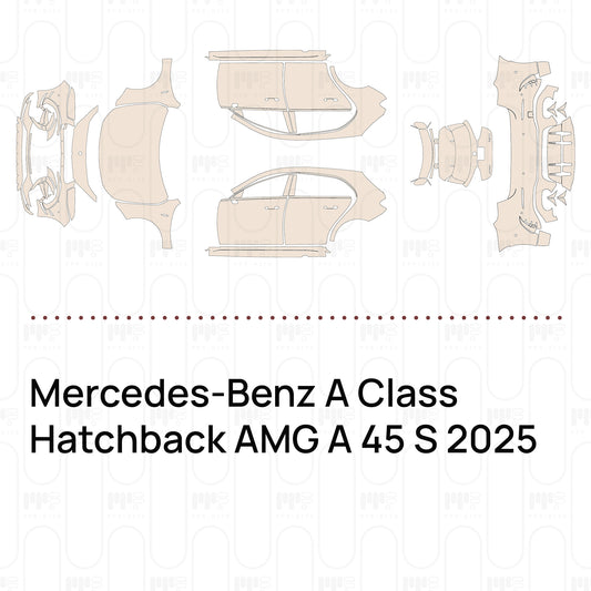 PPF prédécoupé Mercedes-Benz A Class Hatchback AMG A 45 S 2025