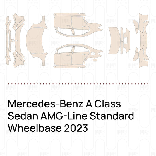 PPF prédécoupé Mercedes-Benz A Class Sedan AMG-Line Standard Wheelbase 2023