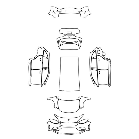 Pre-Cut PPF Mercedes-Benz B Class AMG Line 2021 - PPF-Kits