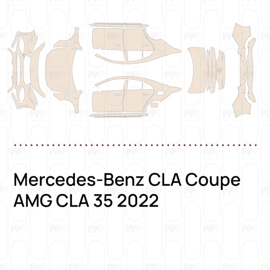 PPF prédécoupé Mercedes-Benz CLA Coupe AMG CLA 35 2022