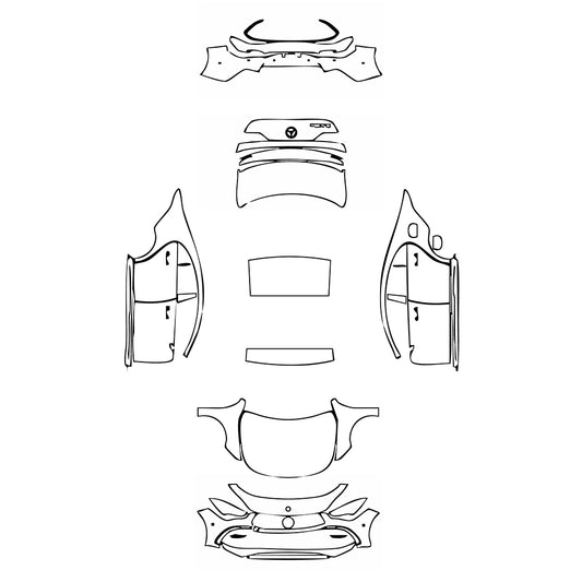 Pre-Cut PPF Mercedes-Benz CLA Coupe AMG Line 2025 - PPF-Kits