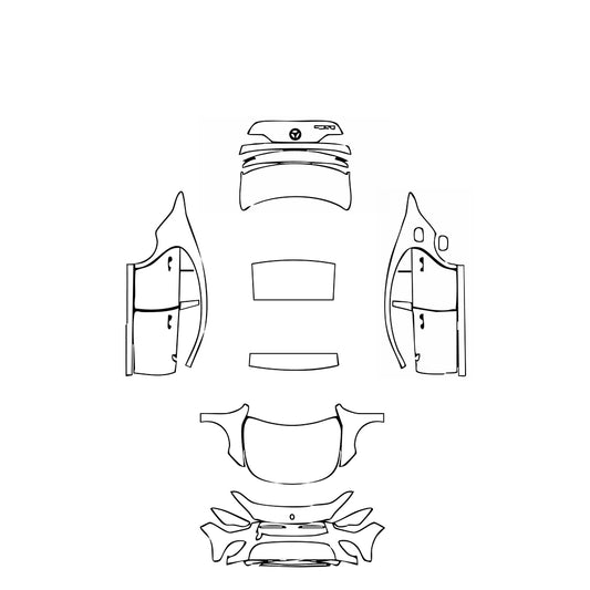 Pre-Cut PPF Mercedes-Benz CLA Coupe Base 2021 - PPF-Kits