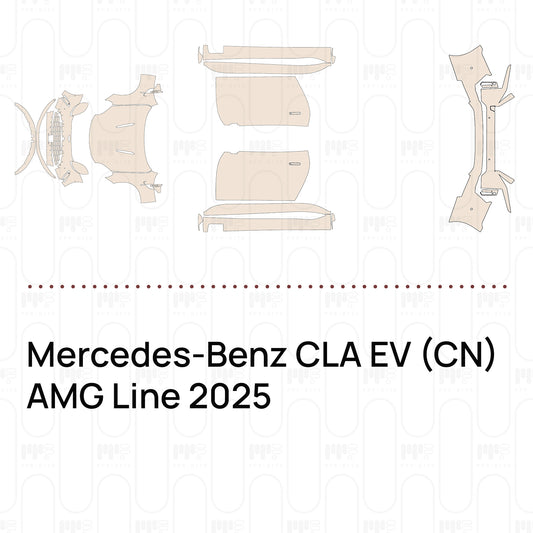 PPF prédécoupé Mercedes-Benz CLA EV (CN) AMG Line 2025