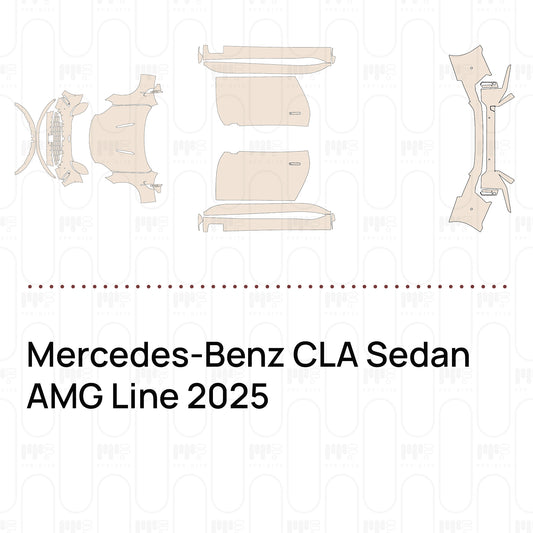 PPF prédécoupé Mercedes-Benz CLA Sedan AMG Line 2025
