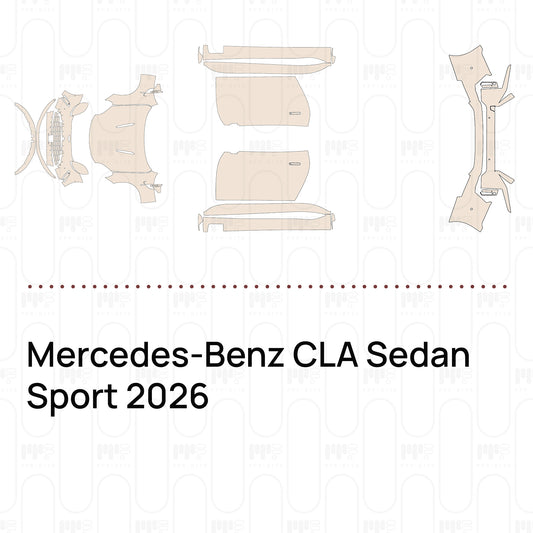PPF prédécoupé Mercedes-Benz CLA Sedan Sport 2026