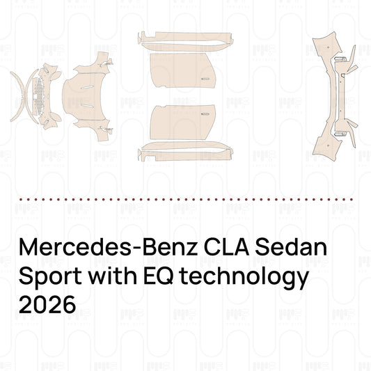 PPF prédécoupé Mercedes-Benz CLA Sedan Sport with EQ technology 2026