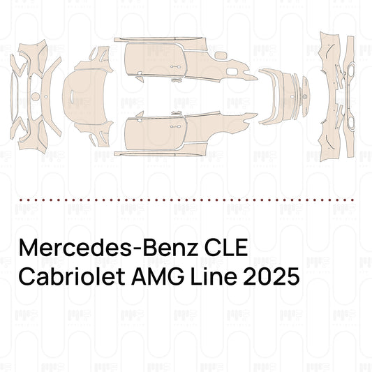 PPF prédécoupé Mercedes-Benz CLE Cabriolet AMG Line 2025