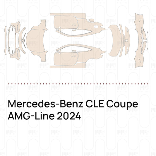 PPF prédécoupé Mercedes-Benz CLE Coupe AMG-Line 2024