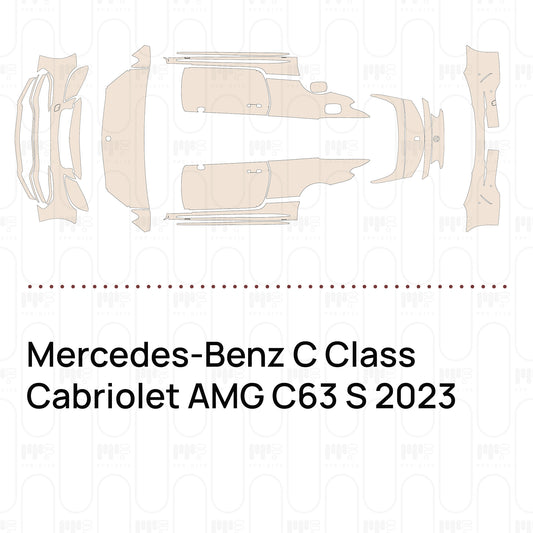 PPF prédécoupé Mercedes-Benz C Class Cabriolet AMG C63 S 2023